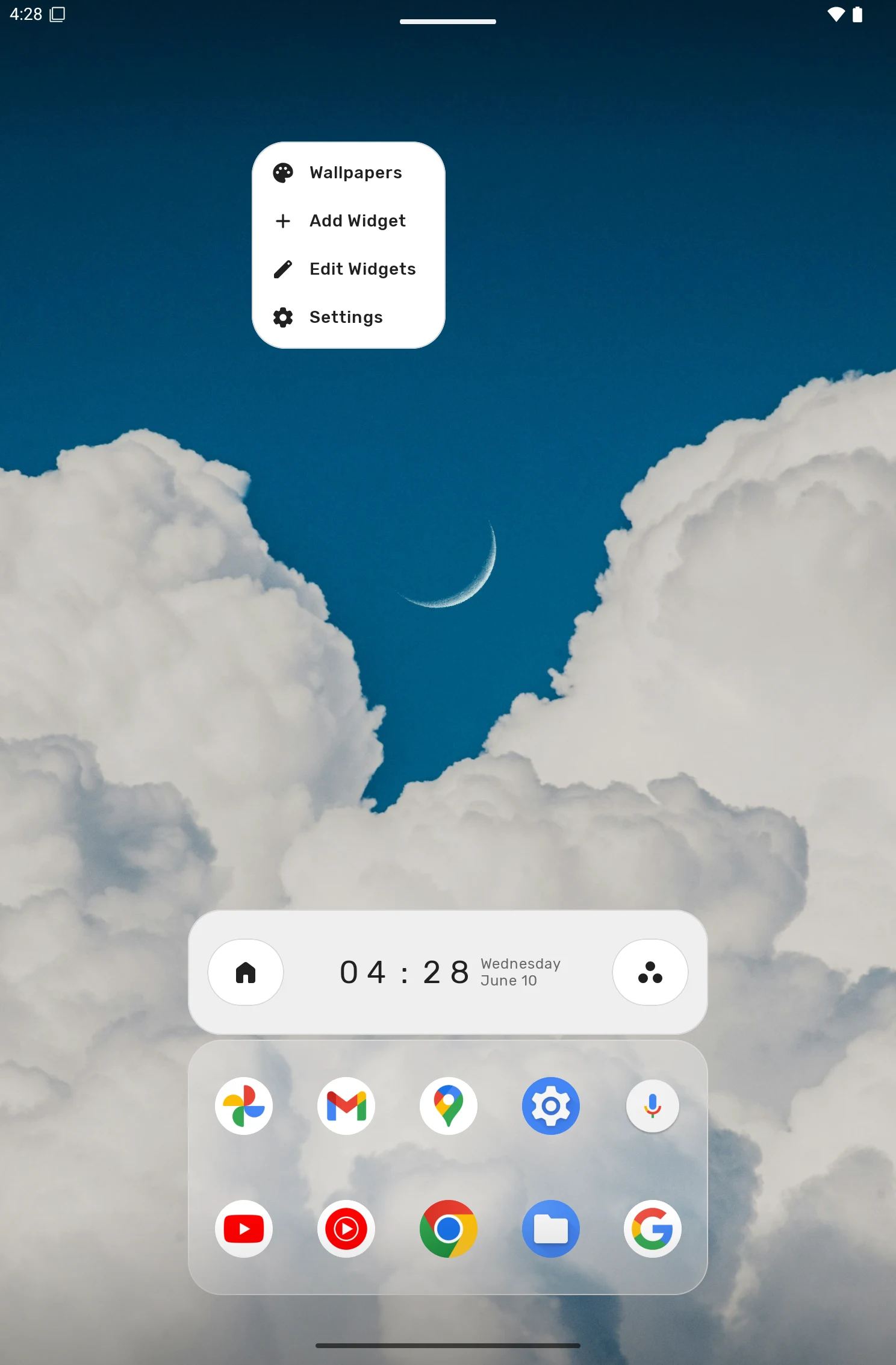 Yasan Launcher · Context-Aware screenshot