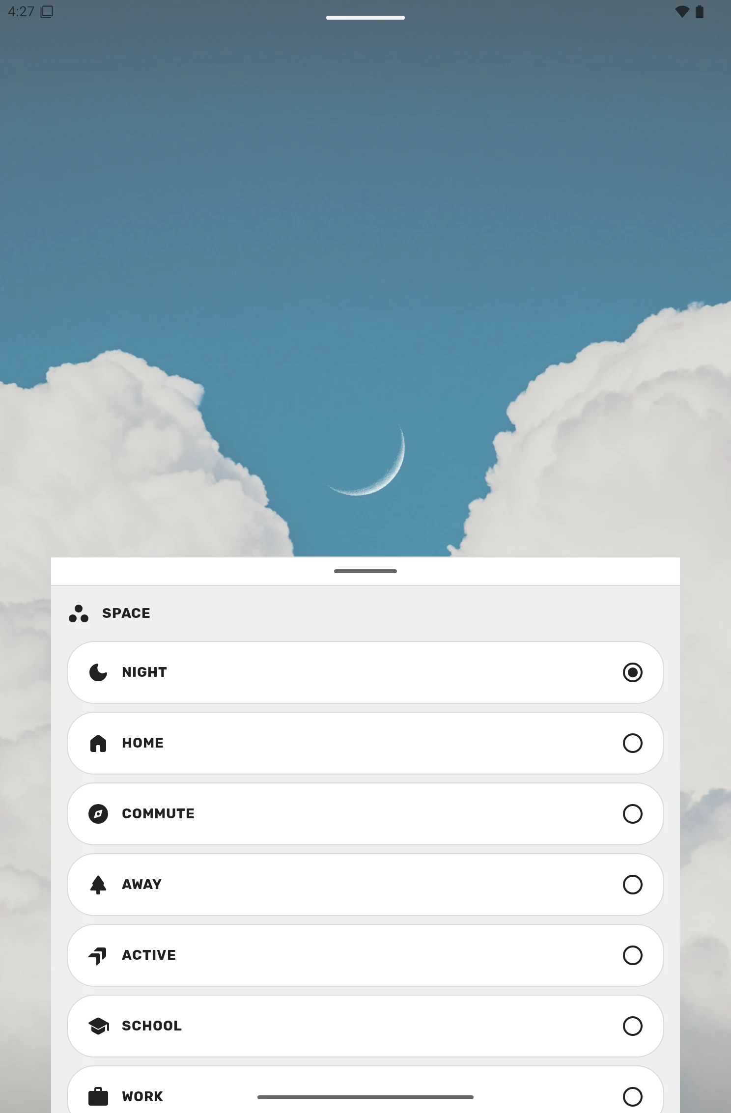Yasan Launcher · Context-Aware screenshot